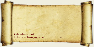 Kristina Tasić vizit kartica